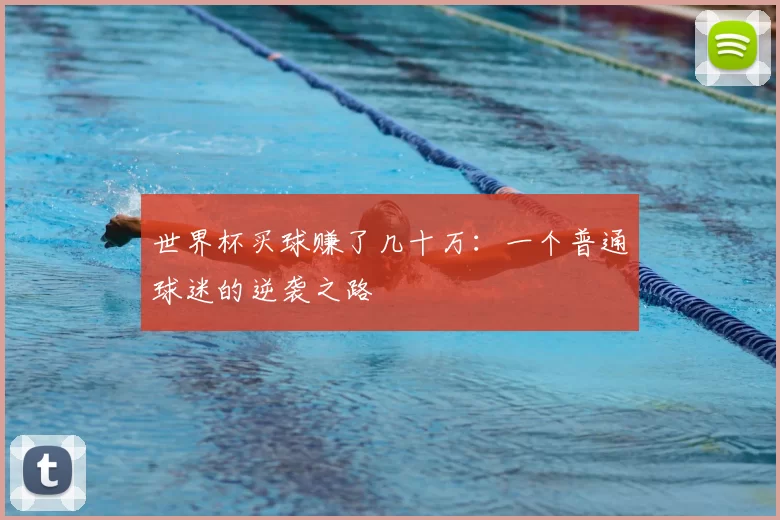 世界杯买球赚了几十万:一个普通球迷的逆袭之路